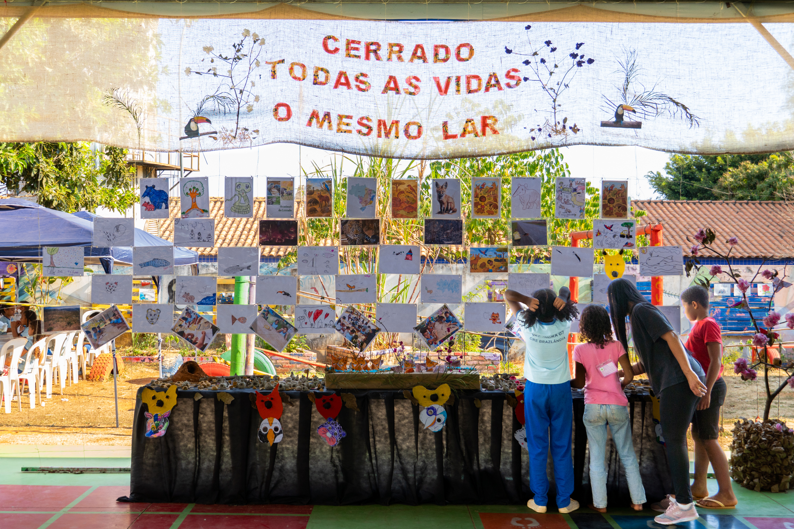 Semana do Cerrado: Escola de Brazlândia exalta o bioma com oficinas para alunos